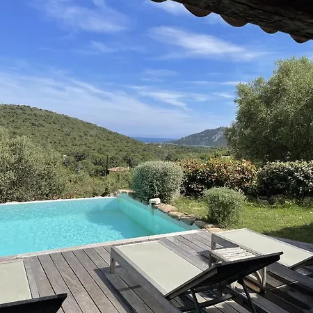 Villa Magnifique Bergerie Avec Piscine Chauffee Surplombant La Baie De Santa Giulia